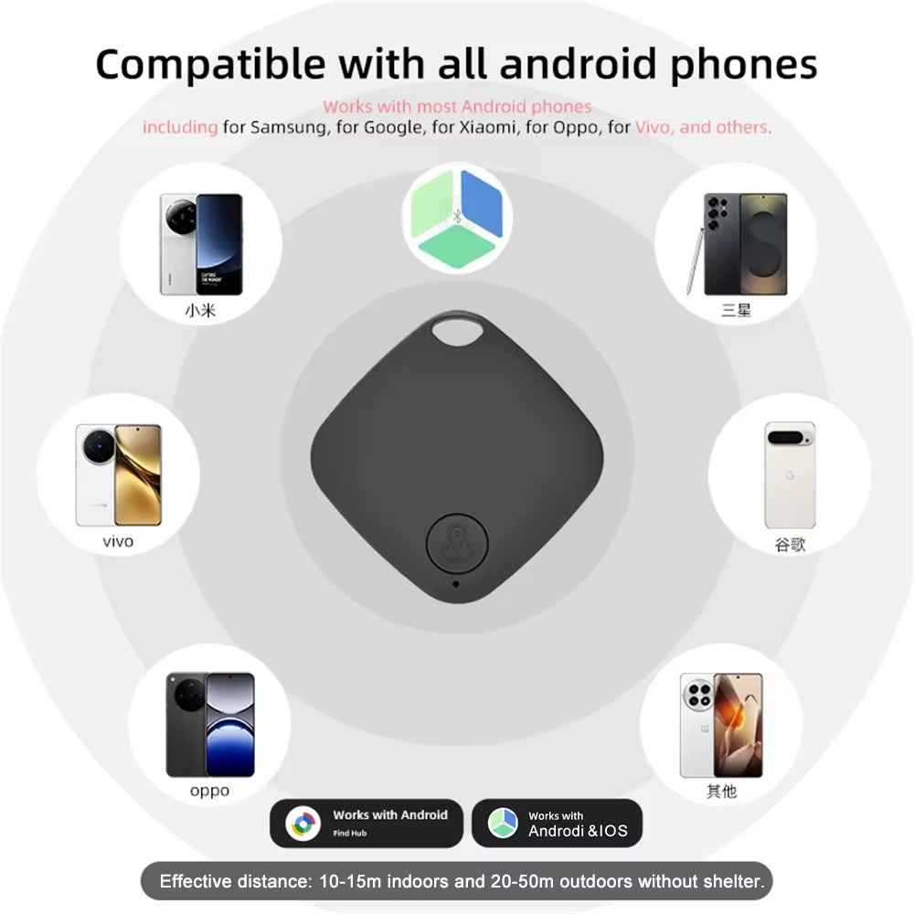 Smart Bluetooth GPS Tracker Work with Apple Find My APP Itag anti Lost Reminder Device MFI Rated Locator Car Key Pet Kids Finder