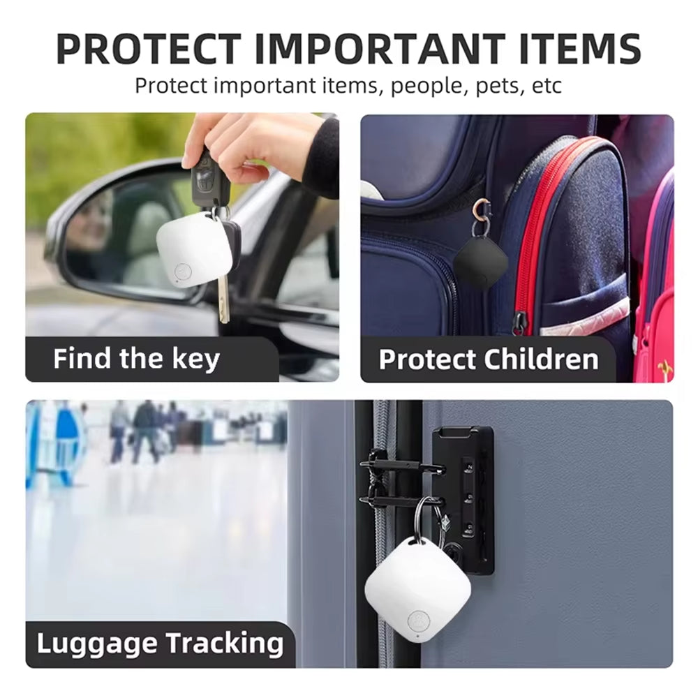 Smart Bluetooth GPS Tracker Work with Apple Find My APP Itag anti Lost Reminder Device MFI Rated Locator Car Key Pet Kids Finder